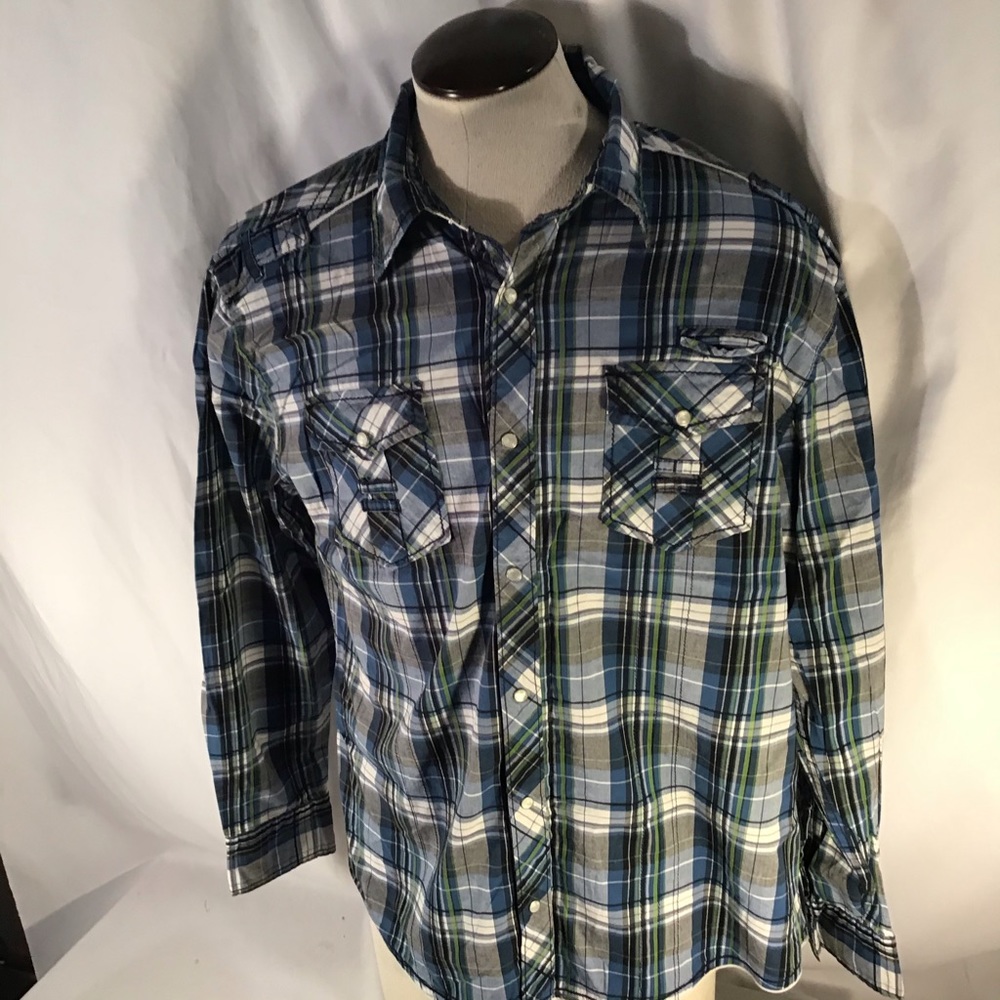 BKE Men Long Sleeve Shirt Size XL